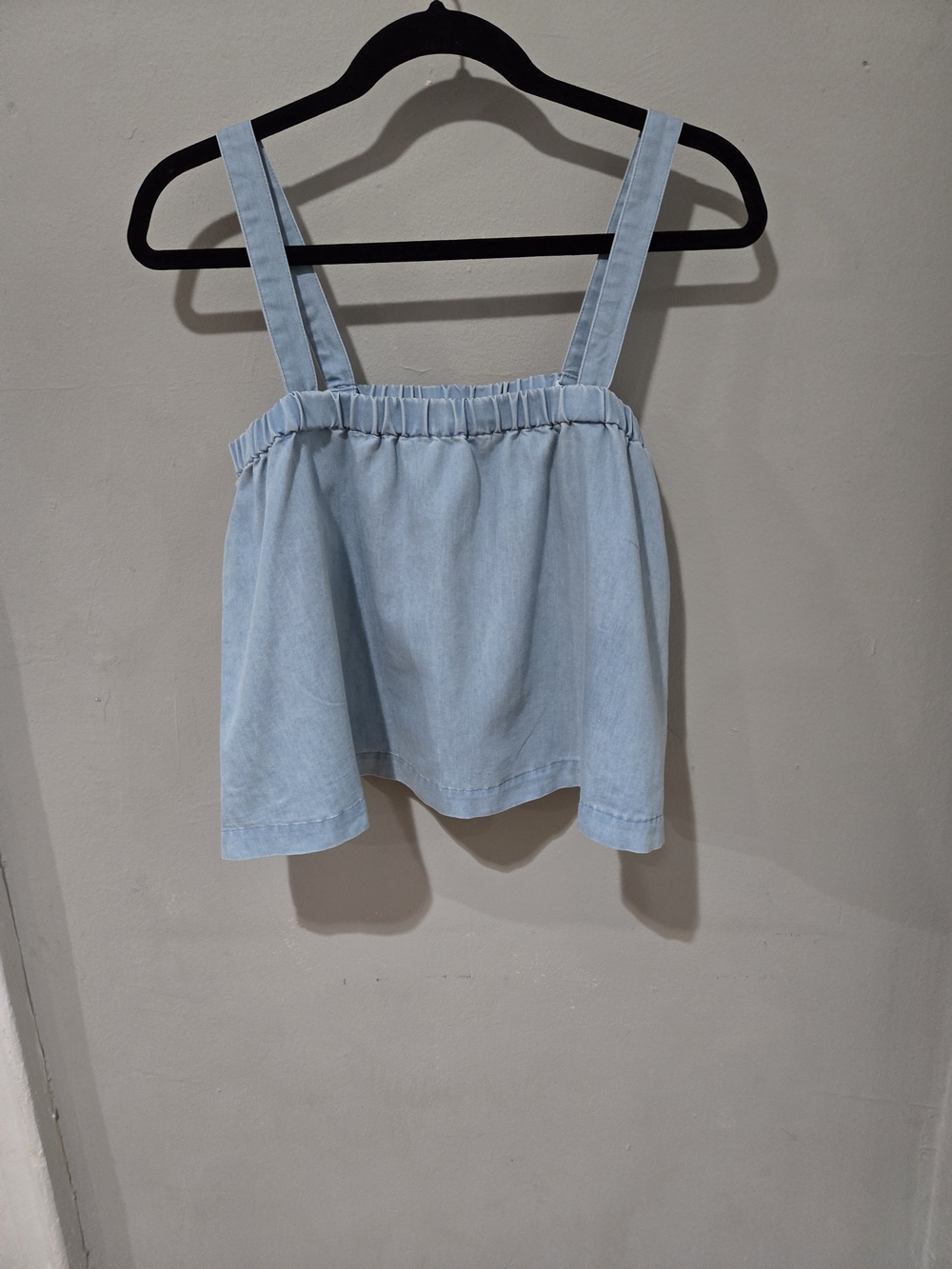 Jack by BB Dakota Light Blue Denim Crop Top